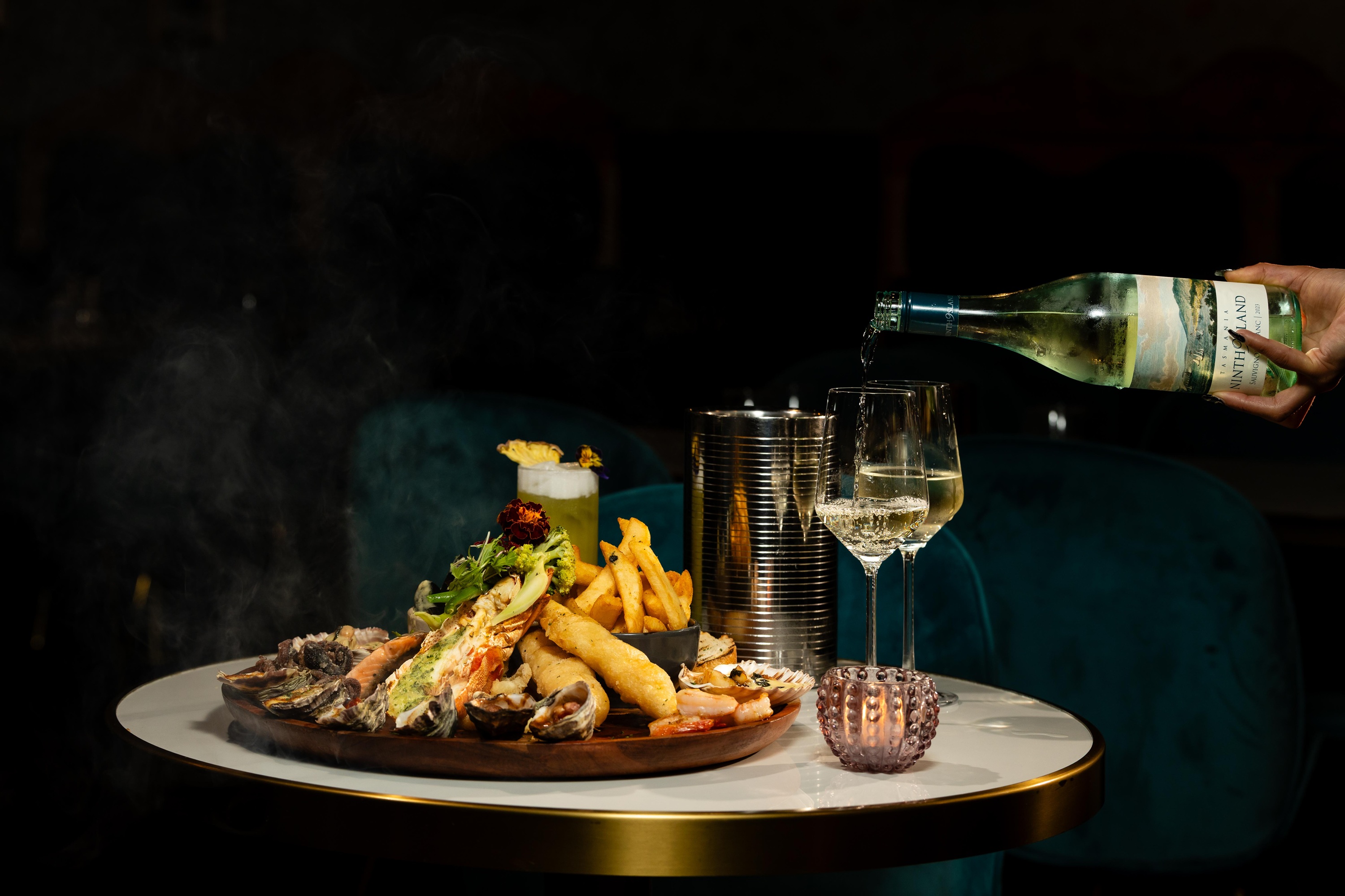 Elegant seafood dining